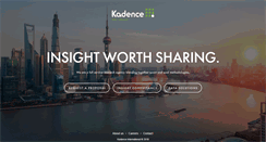 Desktop Screenshot of kadence.com